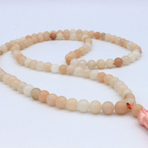 Japa Mala de Jade Rosa