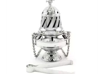 Incensario Plata Cadenas